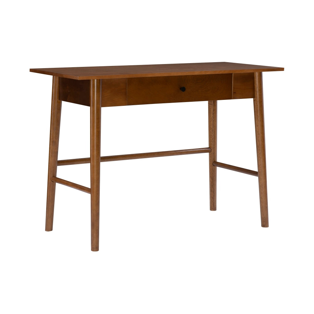 Linon Liberty 42inW Home Office Computer Desk, Walnut