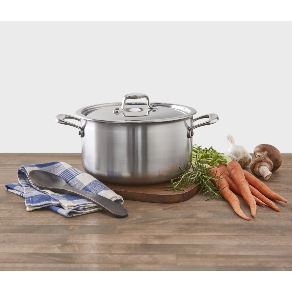 Vollrath NUCU Stainless Steel Stock Pot, 4 Qt, Silver