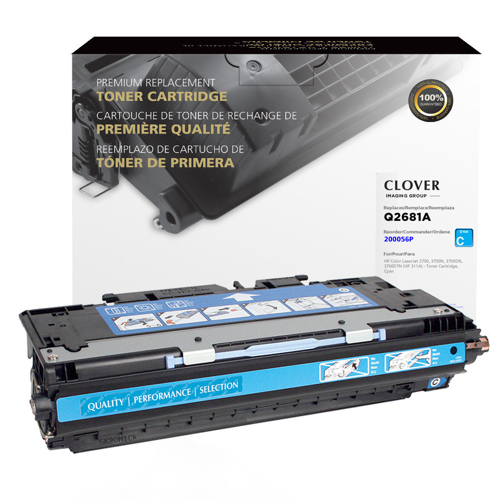 Office Depot Remanufactured Cyan Toner Cartridge Replacement for HP 311A, OD311AC