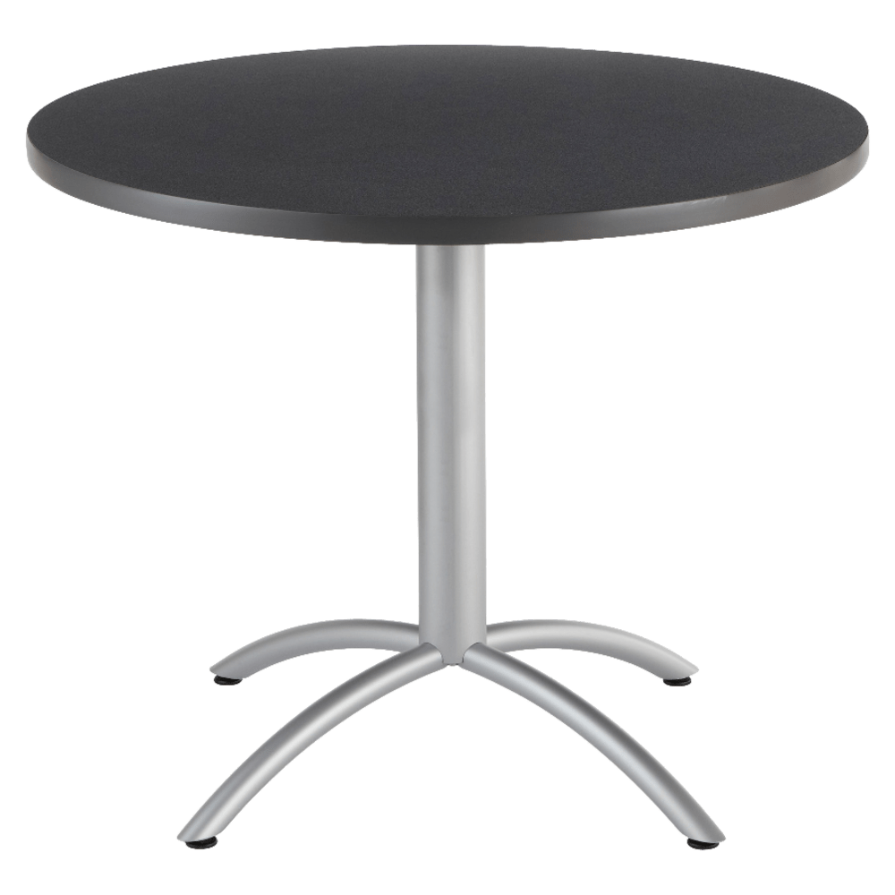 Iceberg CafeWorks Cafe Table, Round, 30in x 36inW, Graphite