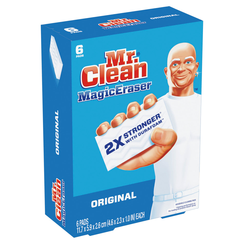 Mr. Clean Magic Eraser Original Scrubbers, Box Of 6