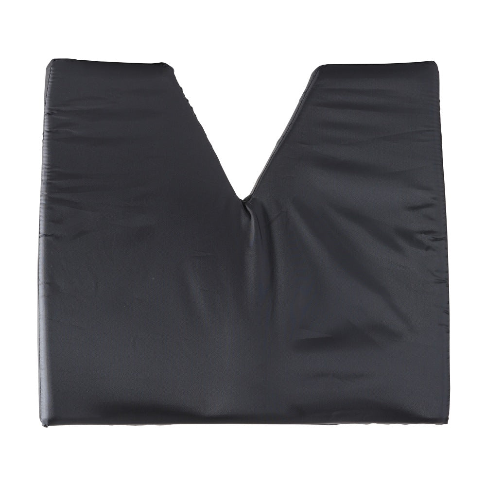 DMI Contoured Foam Coccyx Seat Cushion, 18inH x 16inW x 2inD, Black