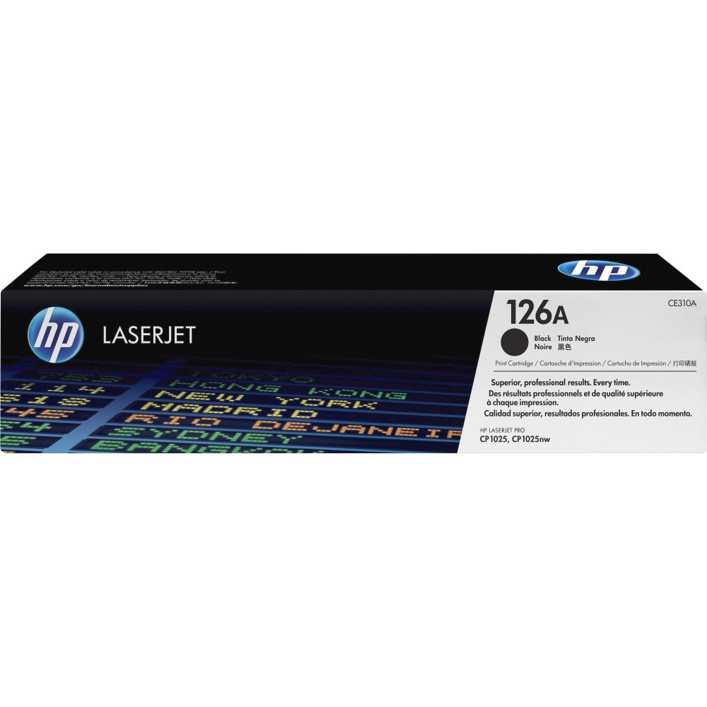 HP 126A Black Toner Cartridge, CE310A