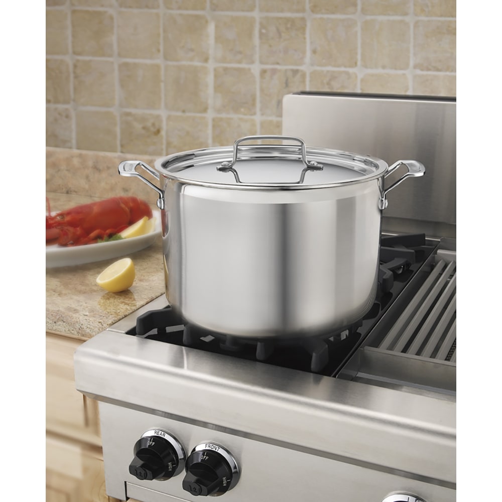 Cuisinart MultiClad Pro Stockpot, 12 Qt, Stainless Steel