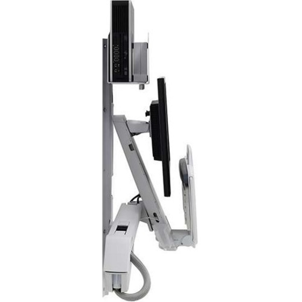 Ergotron StyleView Sit-Stand Combo System with Small CPU Holder