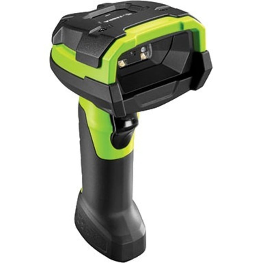 Zebra DS3678-SR Handheld Barcode Scanner - Wireless Connectivity - 1D, 2D - Imager - Bluetooth - Industrial Green