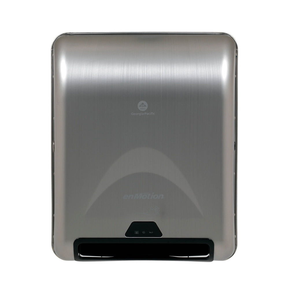 enMotion by GP PRO, 8in Recessed Automated Touchless Paper Towel Dispenser, 59466A, 13.3in x 8in x 16.4in, Stainless Steel, 1 Dispenser