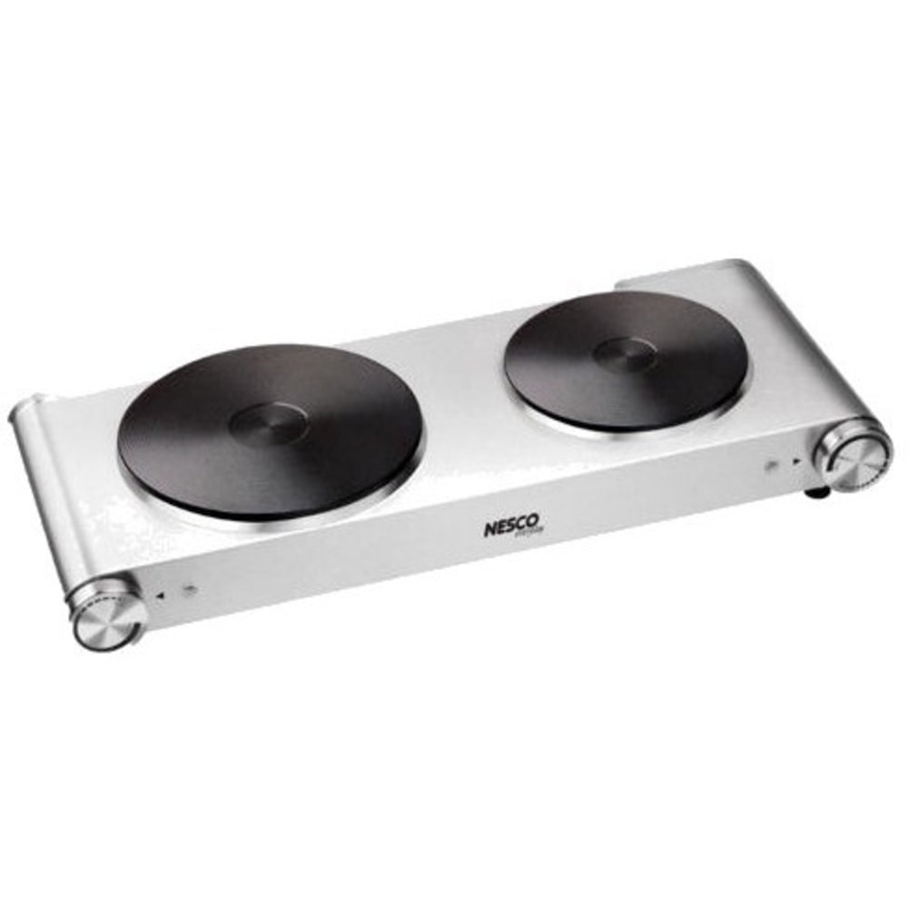 Nesco Double-Burner Stove, Stainless Steel