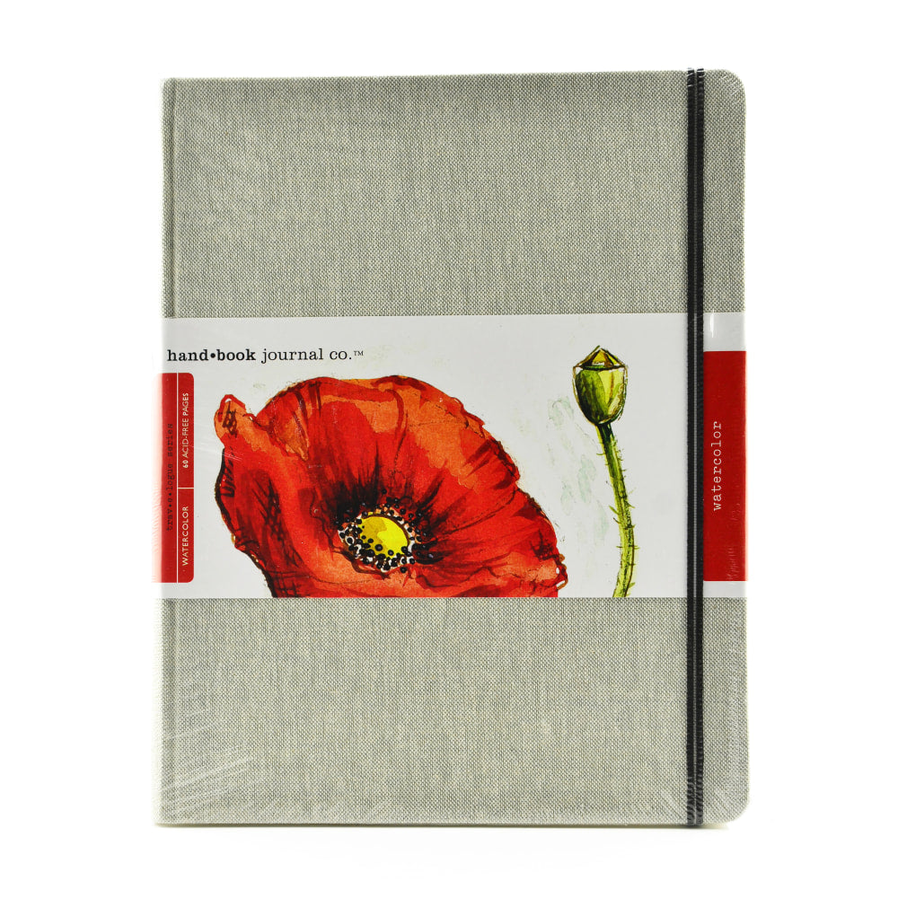 Hand Book Journal Co. Travelogue Watercolor Journal, 10 1/2in x 8 1/4in, 60 Pages (30 Sheets)