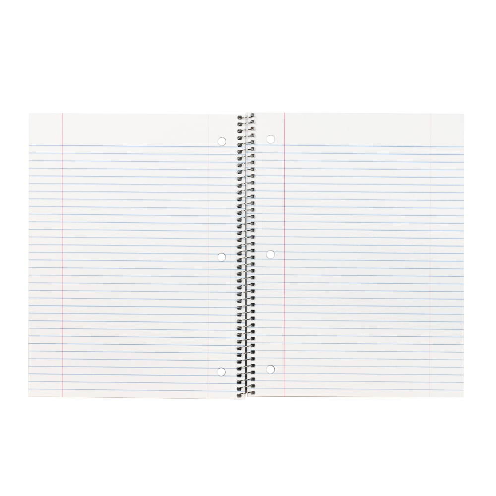 C-Line College Rule Spiral Notebooks, 8in x 10-1/2in, 70 Sheets, Assorted Colors, Pack Of 24 Notebooks