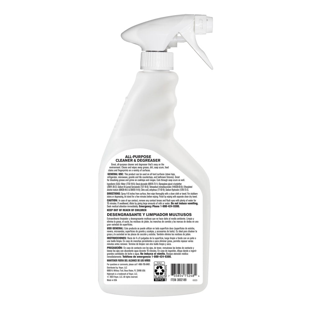 Highmark ECO All-Purpose Cleaner And Degreaser, 32 Oz