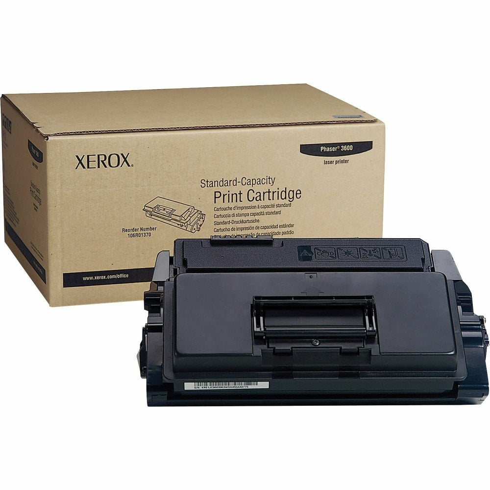 Xerox 3600 Black High Yield Toner Cartridge, 106R01370