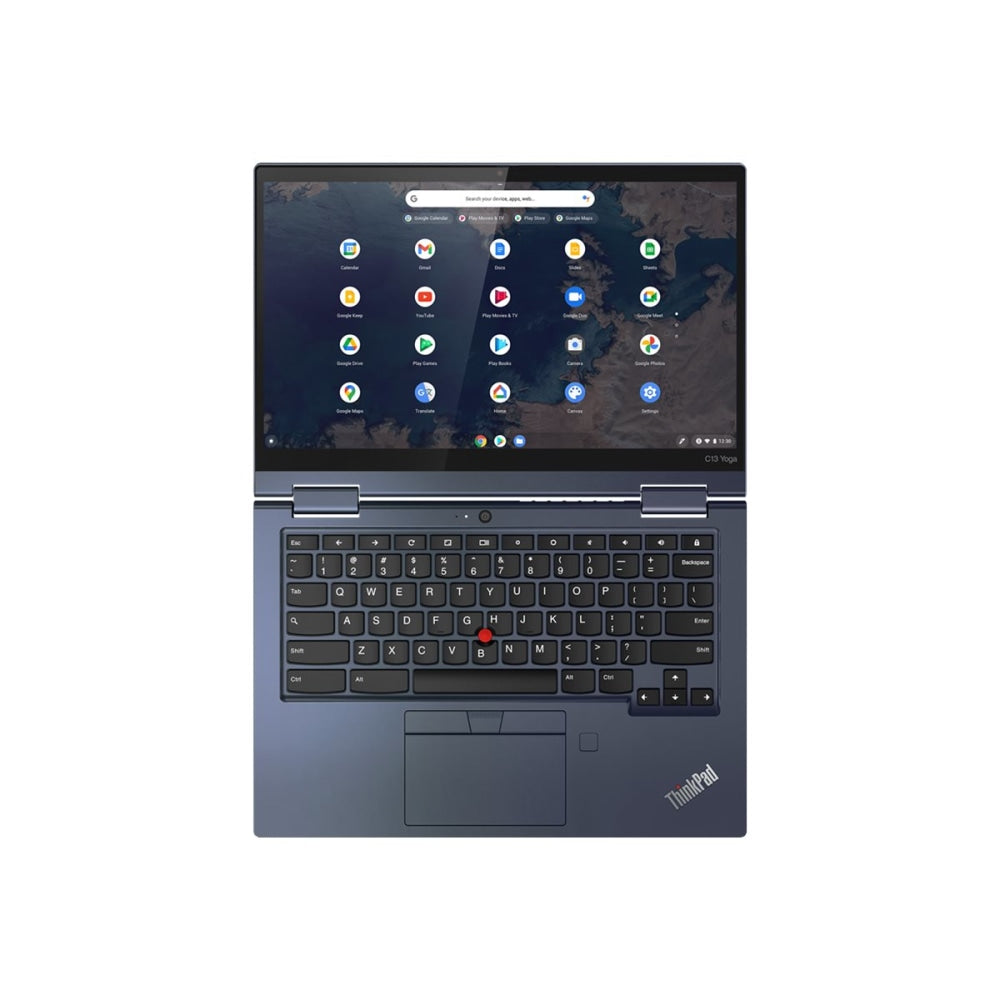 Lenovo ThinkPad C13 Yoga Gen 1 20UX001XUS 13.3in Touchscreen 2 in 1 Chromebook - AMD Ryzen 5 3500C Quad-core2.10 GHz - 8 GB  - 128 GB SSD - Abyss Blue - Chrome OS - AMD Radeon Graphics