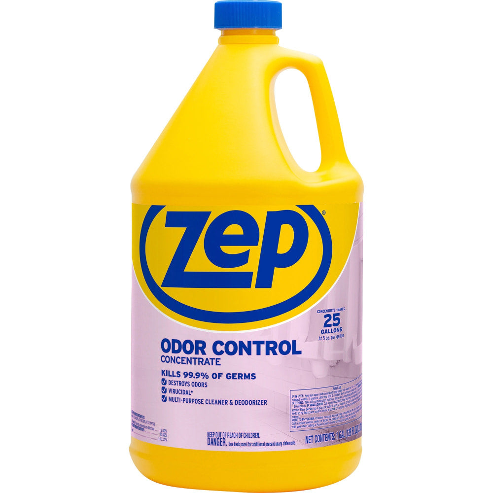 Zep Odor Control Concentrate, 128 Oz Bottle