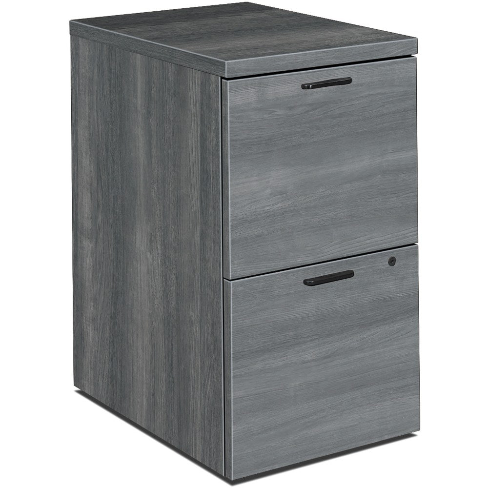 HON 10500 28inD 2-Drawer Mobile File Cabinet, Gray