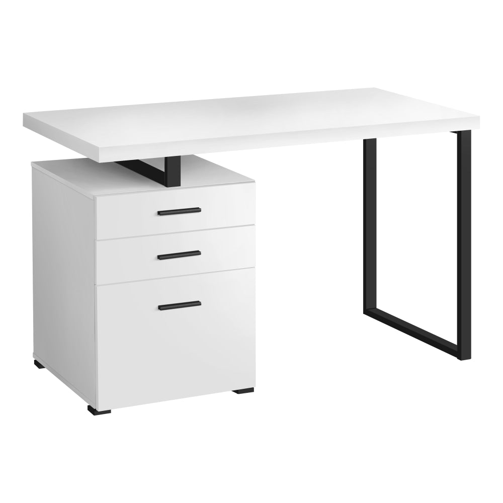 Monarch Specialties Melody 48inW Computer Desk, White/Black