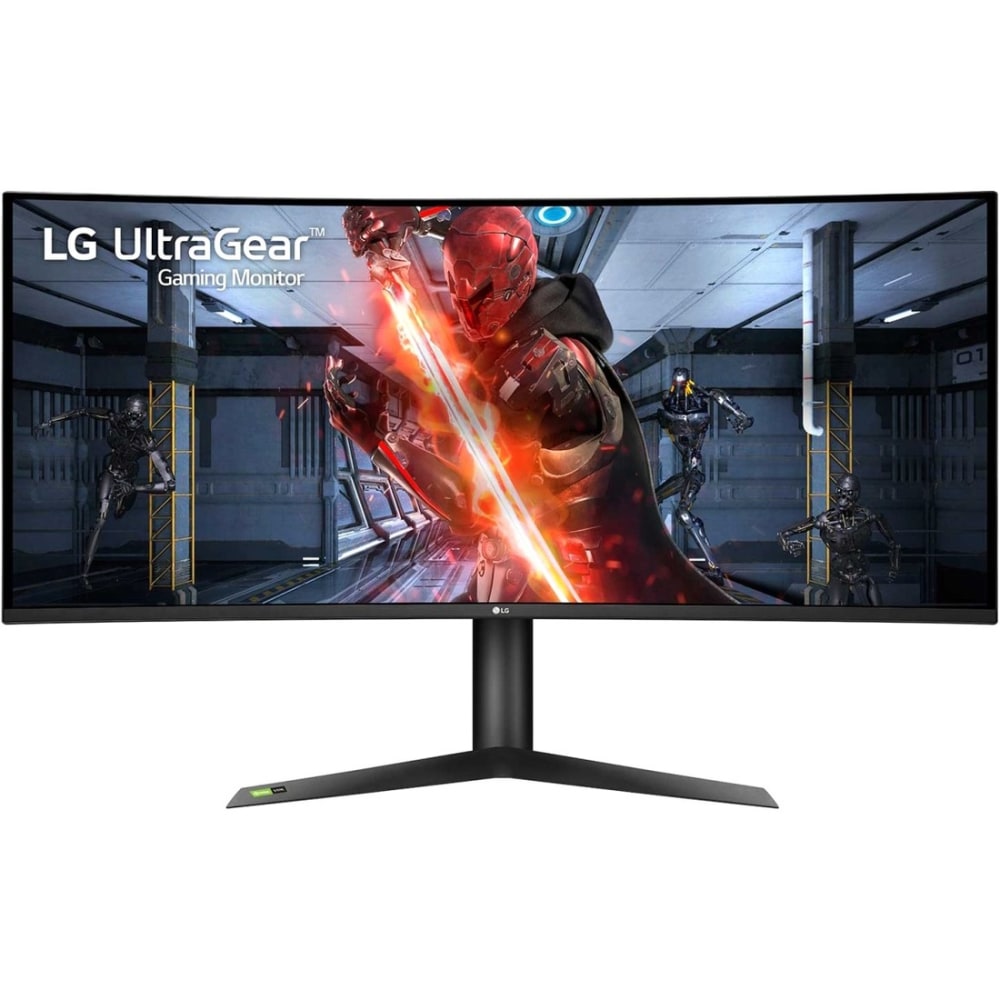 LG UltraGear 38GN95B-B 37.5in UW-QHD+ Curved Screen LED Gaming LCD Monitor - 21:9 - Black, White - 38in Class - Nano In-plane Switching (Nano IPS) Technology - 3840 x 1600 - 1.07 Billion Colors - FreeSync/G-Sync