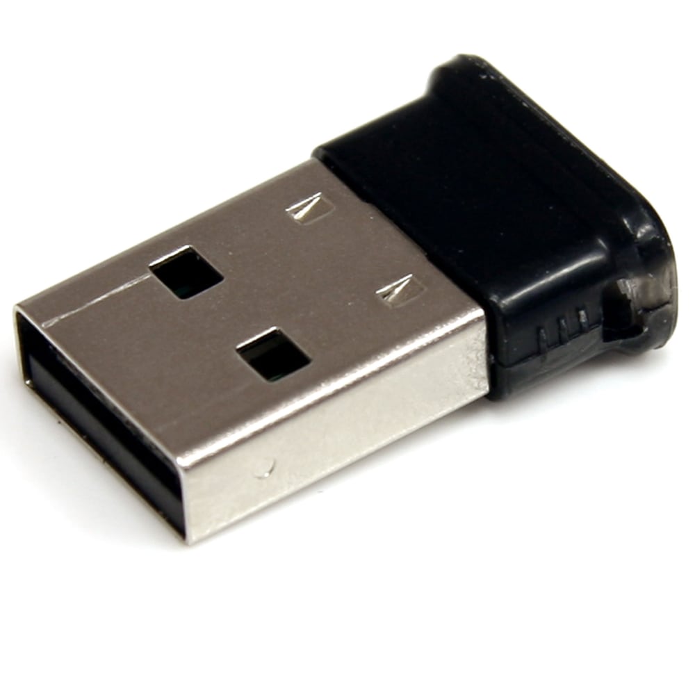 StarTech.com Mini USB Bluetooth 2.1 Adapter - Class 1 EDR Wireless Network Adapter - Add Bluetooth 2.0 with EDR capabilities to a computer, through USB - usb to bluetooth - usb bluetooth adapter - usb bluetooth dongle -usb to bt