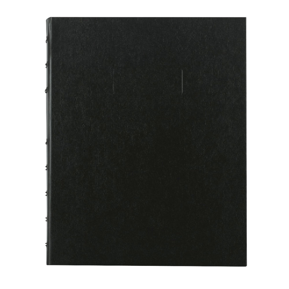 Blueline MiracleBind 50% Recycled Notebook, 9 1/4in x 7 1/4in, 75 Sheets, Black