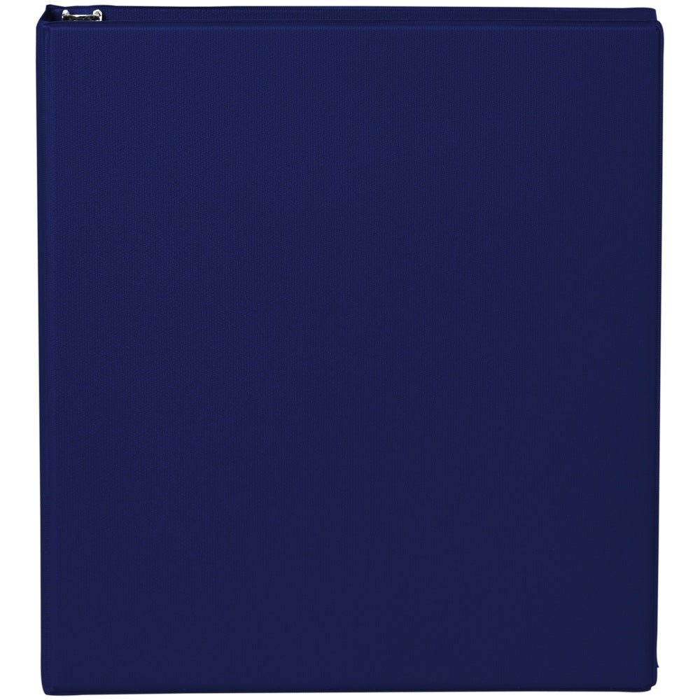 Office Depot Brand Nonstick 3-Ring Binder, 1in Round Rings, Blue