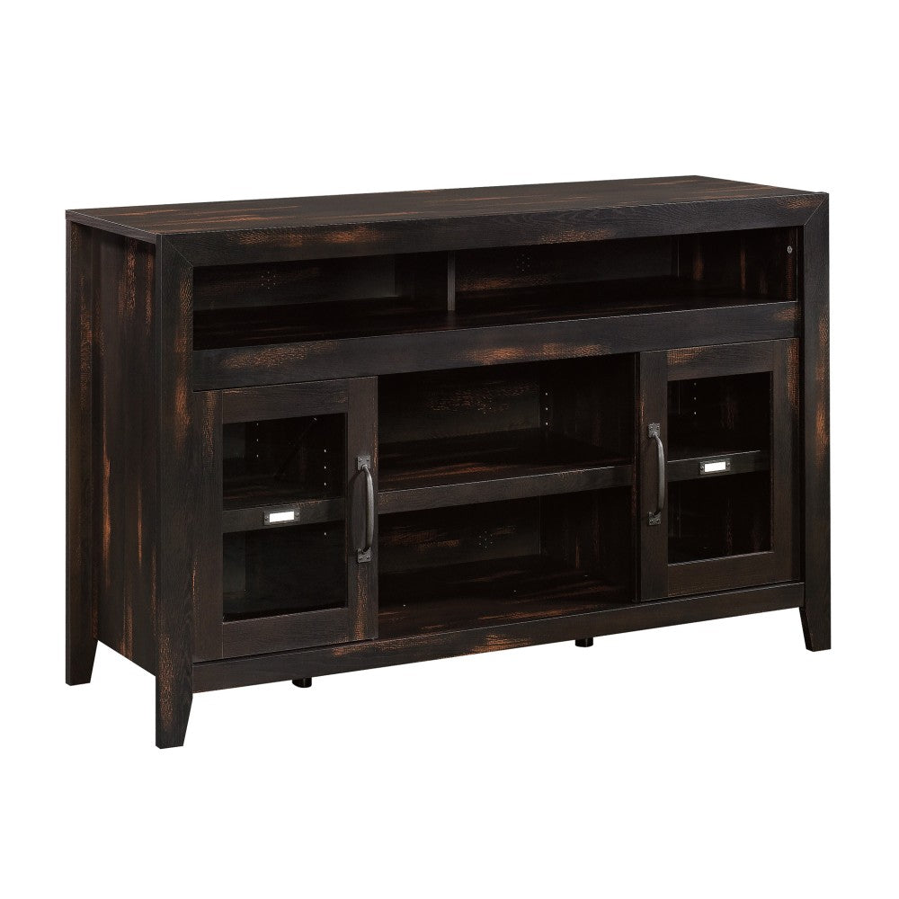 Sauder Dakota Pass Entertainment Credenza, Char Pine