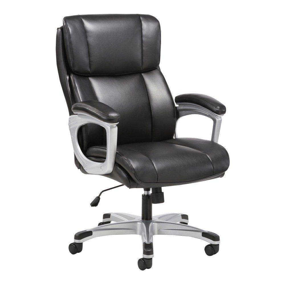 HON Sadie 3-Fifteen Ergonomic Bonded Leather Executive Chair, Black