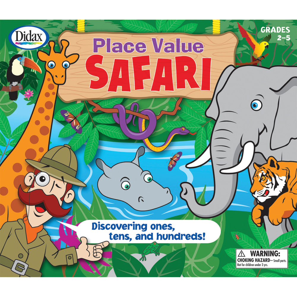 Didax Place Value Safari Game, Grades 2 To 5