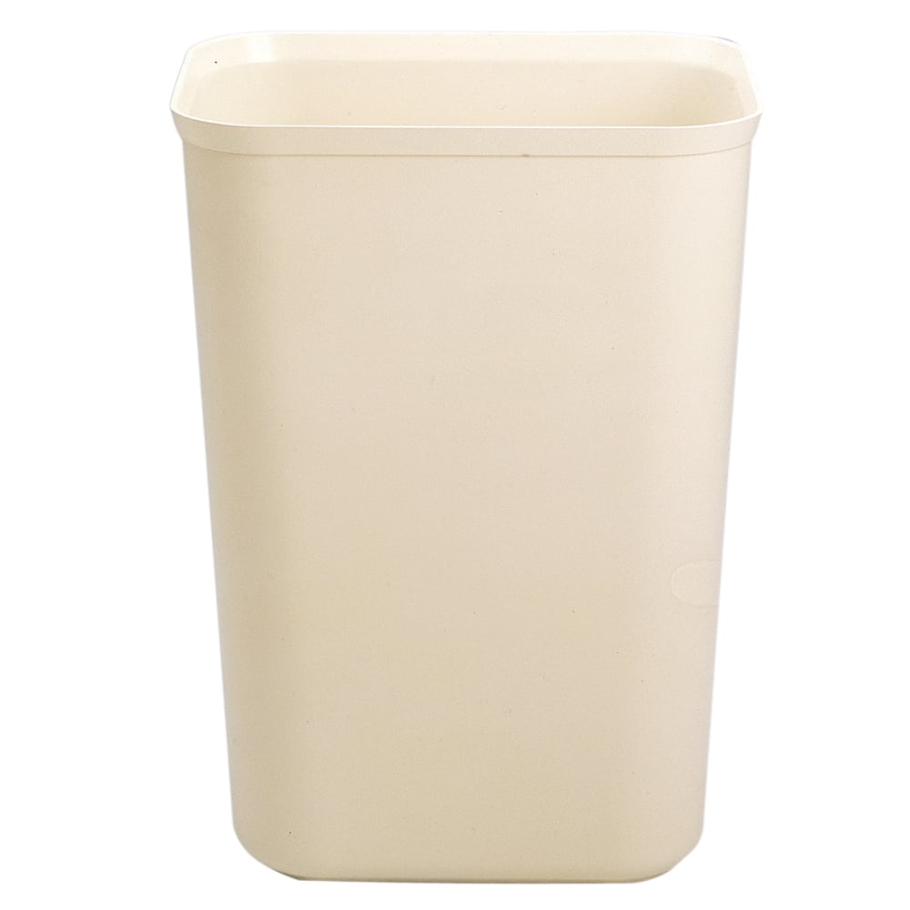 Rubbermaid Fire-Resistant Wastebasket, 7 Gallons, Beige