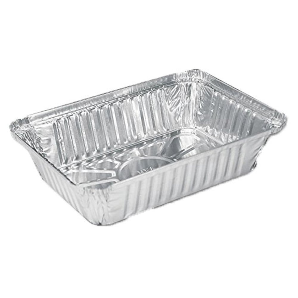 HFA Foil Pans, Roasting, 168 Oz, 16in x 12in x 2in, Silver, Carton Of 100