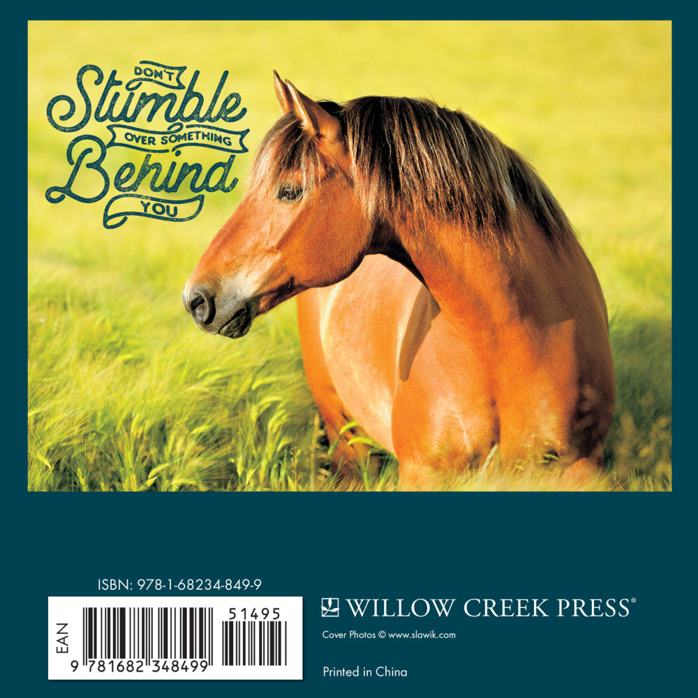 Willow Creek Press 5-1/2in x 5-1/2in Hardcover Gift Book, Horsespirations