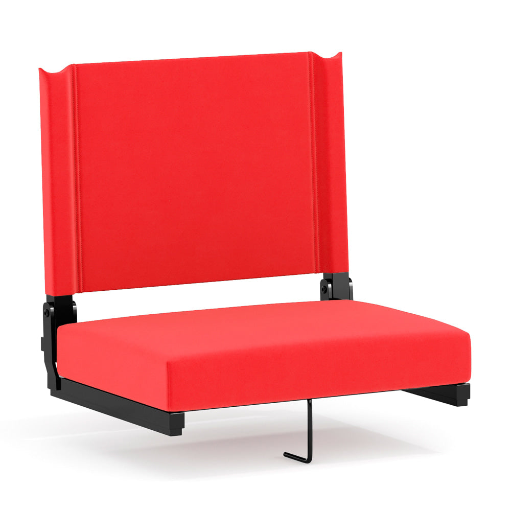 Flash Furniture Grandstand Comfort Seat, Red/Black