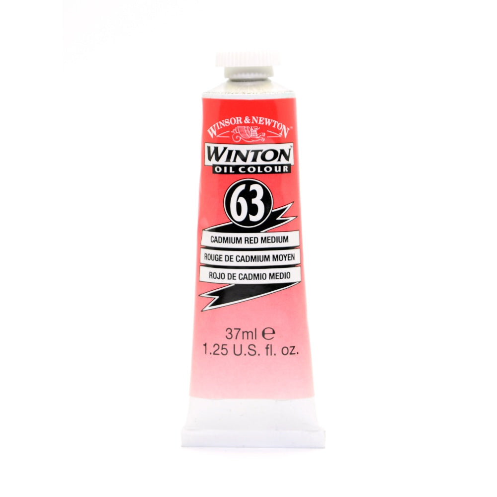 Winsor & Newton Winton Oil Colors, 37 mL, Cadmium Red Light, Pack Of 2