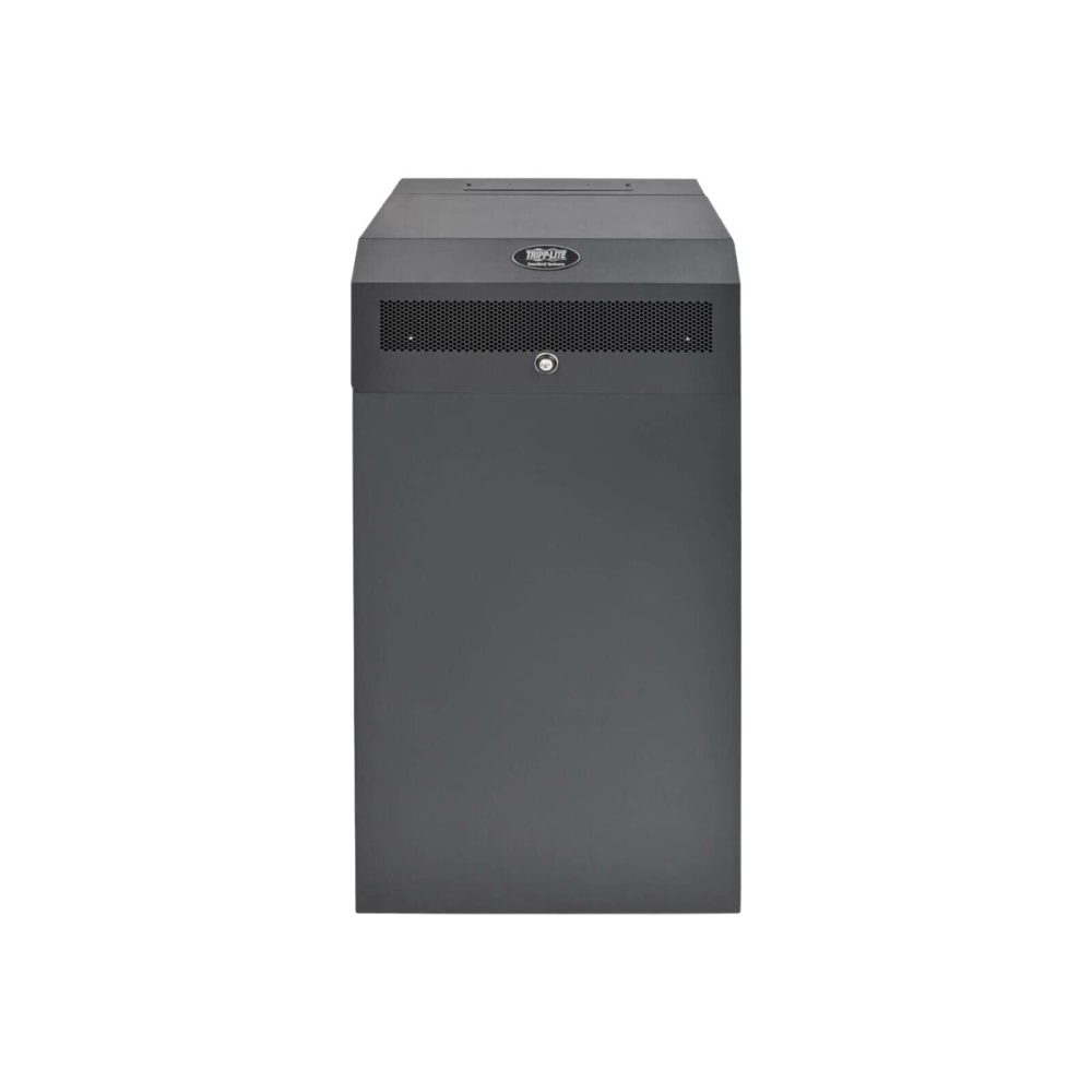 Tripp Lite 12U Wallmount Low Profile Vertical Rack Enclosure Server Cabinet - Rack cabinet - wall mountable - black - 12U - 19in