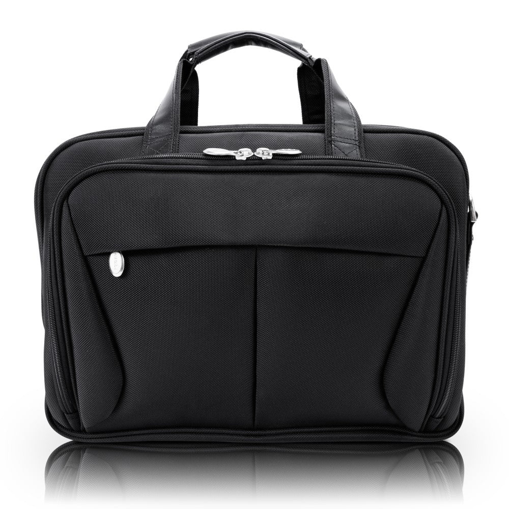 McKlein Pearson Nylon Briefcase, Black