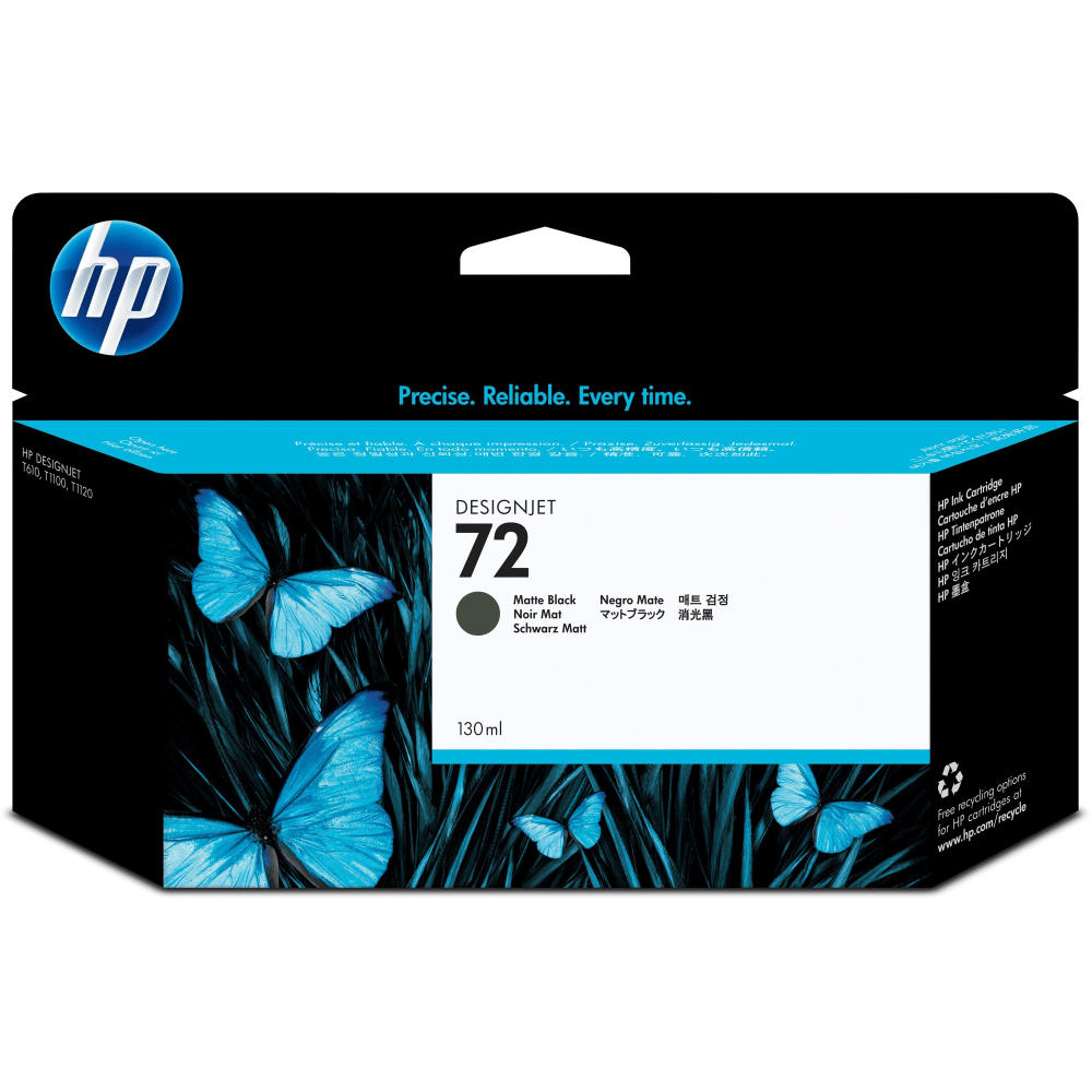 HP 72 Matte Black Ink Cartridge, C9403A