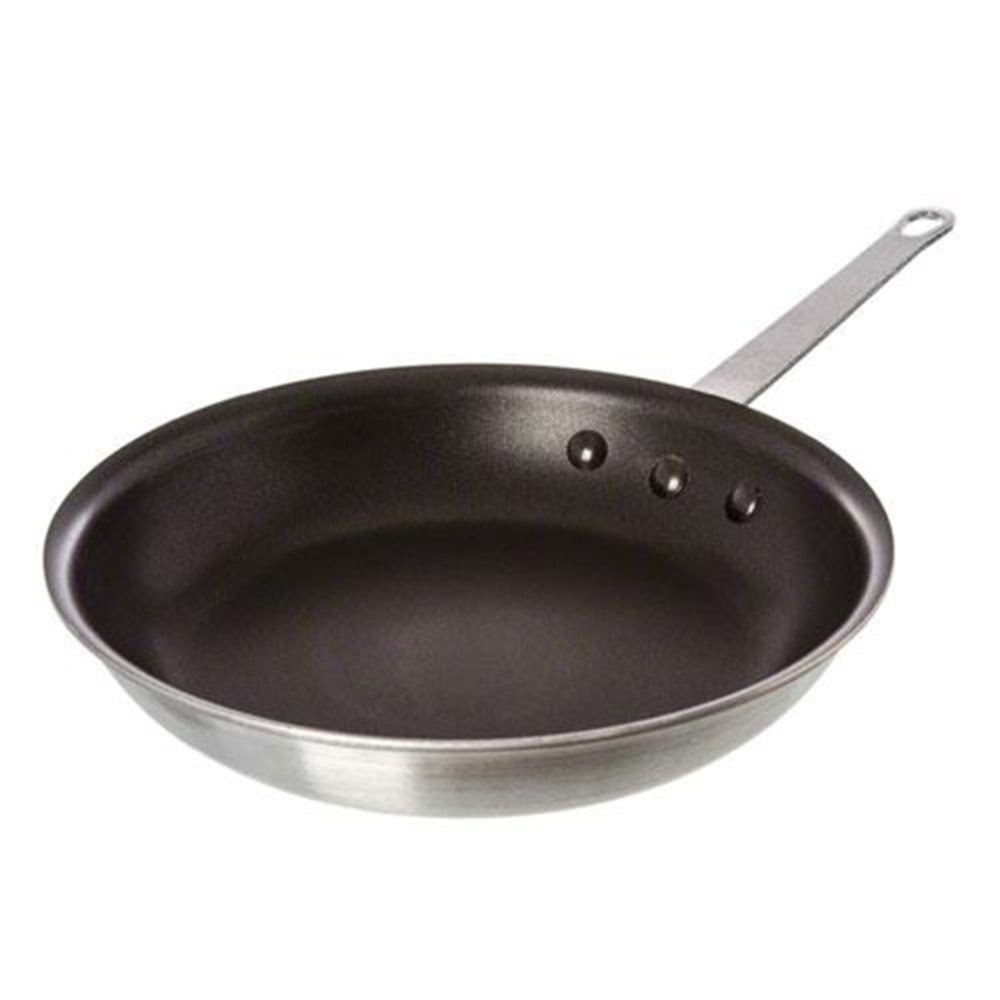 Update International Aluminum Frying Pan, 10in, Silver