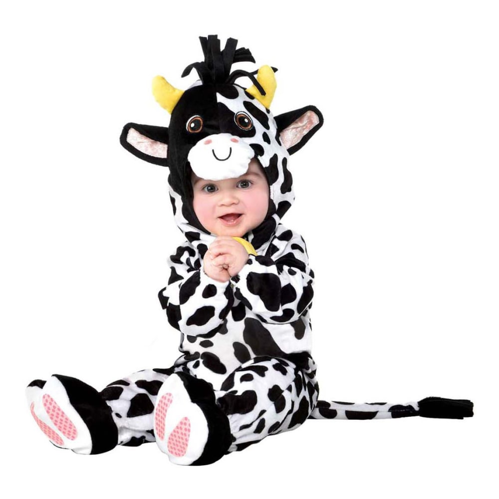 Amscan Mini Moo Infants Halloween Costume, 6 - 12 Months