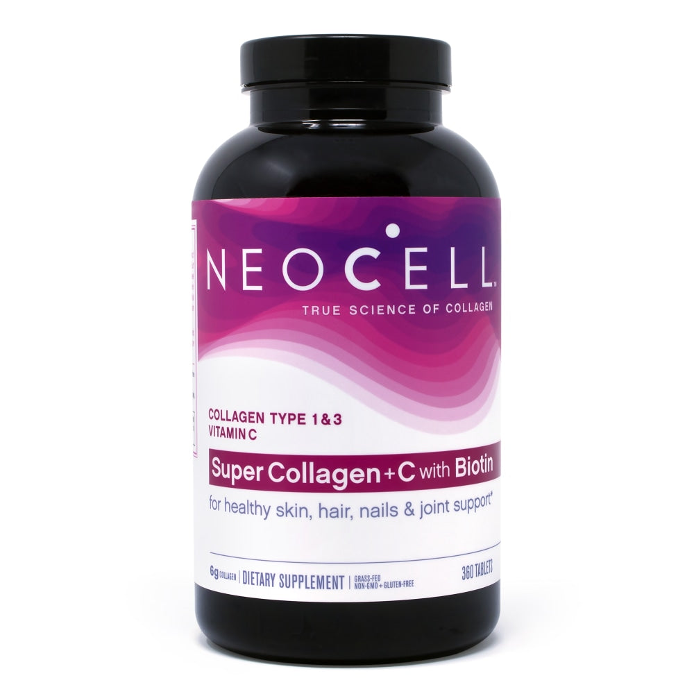 Neocell Super Collagen + Vitamin C And Biotin, Bottle Of 360 Tablets