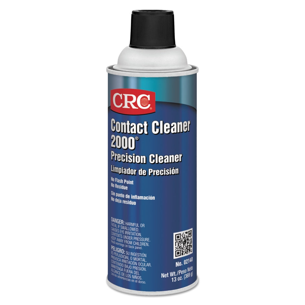 CRC Contact Cleaner 2000 Precision Cleaner With Wide Cap, 13 Oz Can, Case Of 12