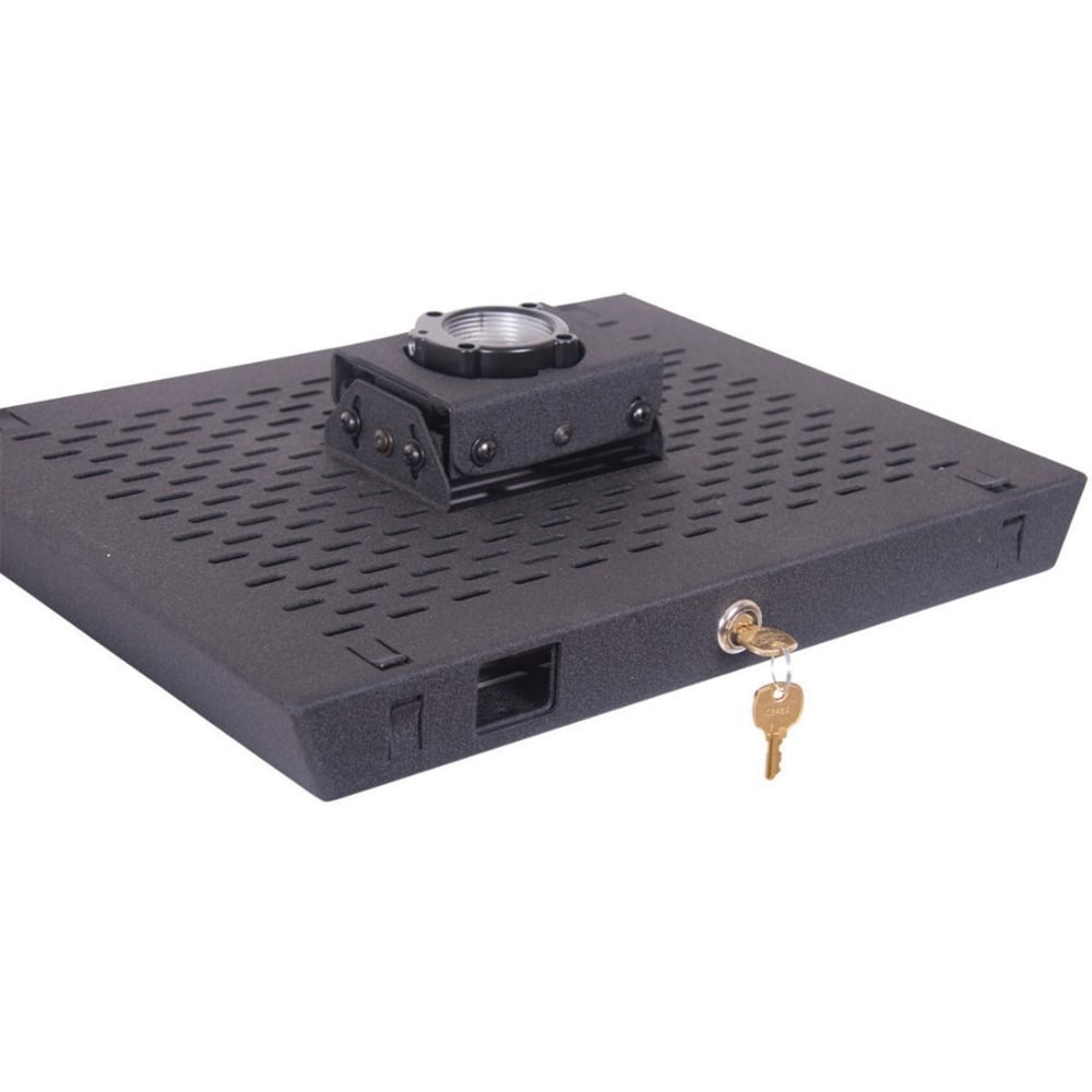 Chief RPAA1 Ceiling Mount for Projector - Black - TAA Compliant - 50 lb Load Capacity