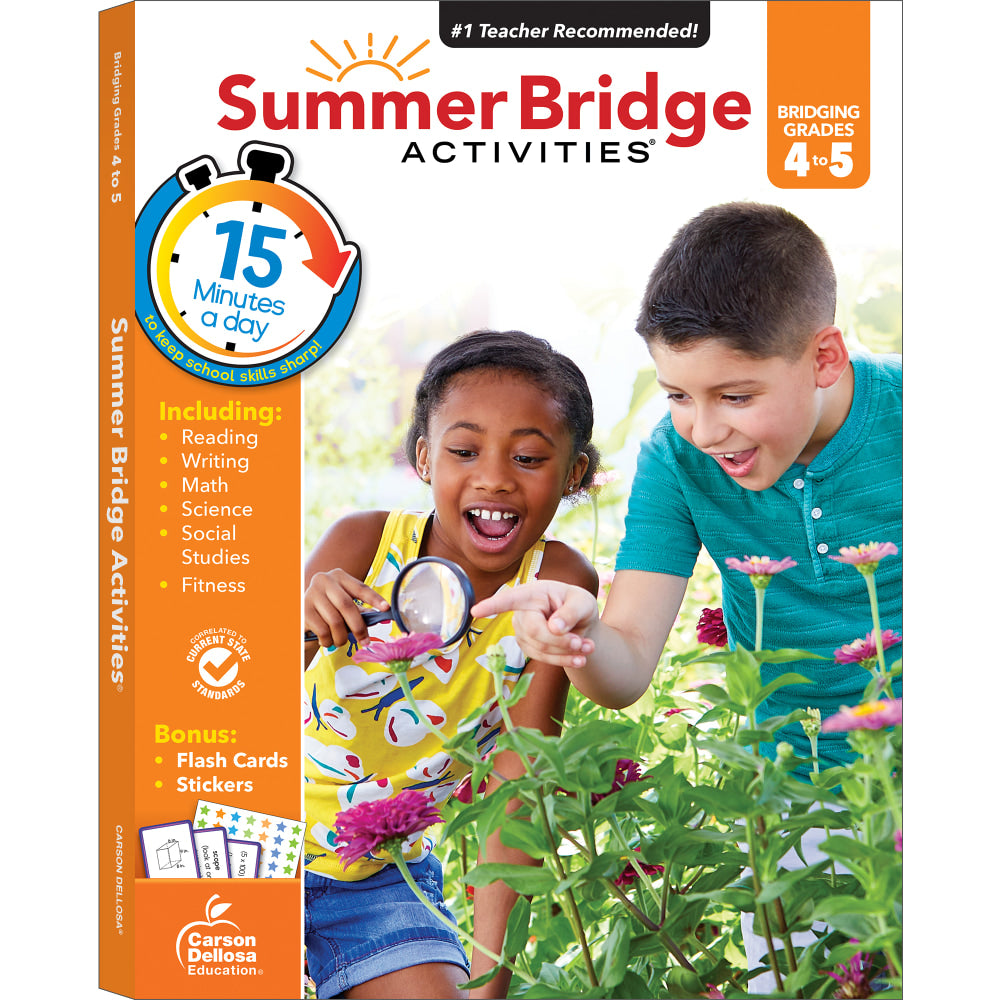 Carson-Dellosa Summer Bridge Activities Workbook, 3rd Edition, Grades 4-5