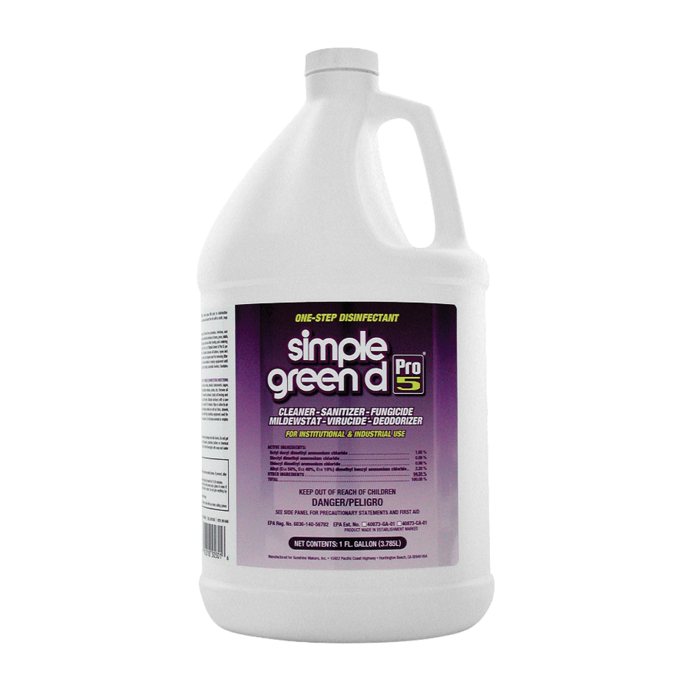 Simple Green Disinfectant Pro 5, 128 Oz Bottle