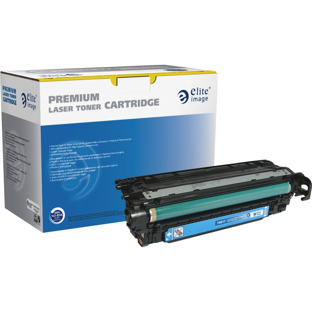 Elite Image Remanufactured Cyan Toner Cartridge Replacement For HP 507A, CE401A