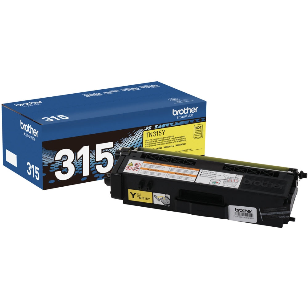 Brother TN-315 Yellow Toner Cartridge, TN-315Y