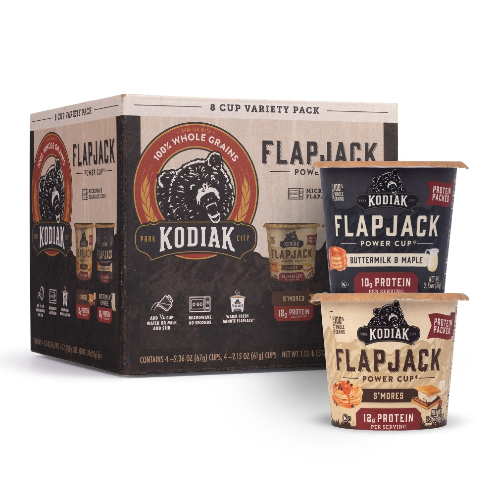 Kodiak Flapjack Power Cup Variety Pack, Pack Of 8 Cups