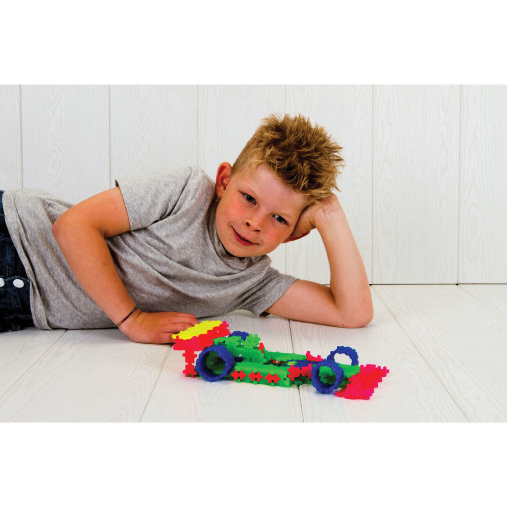 Plus-Plus 600-Piece Open Play Set, Neon