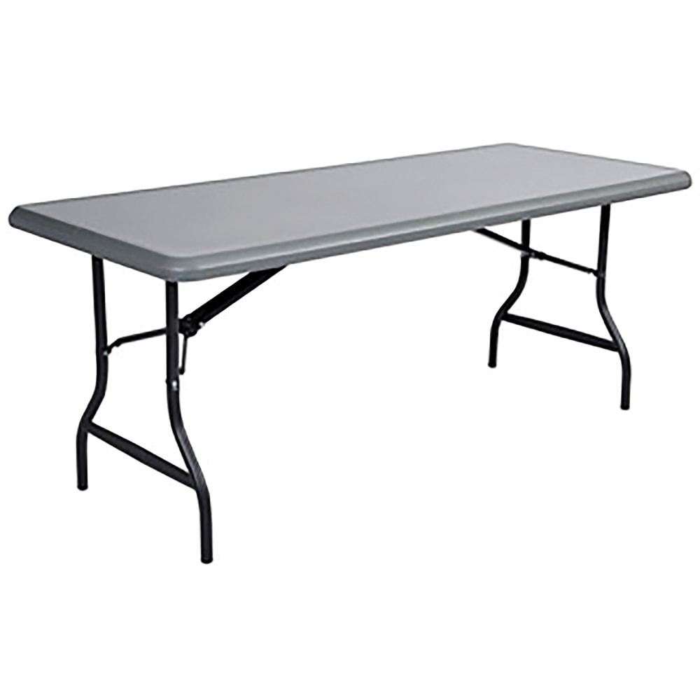 Iceberg IndestrucTable TOO 1200 Series Folding Table, Charcoal