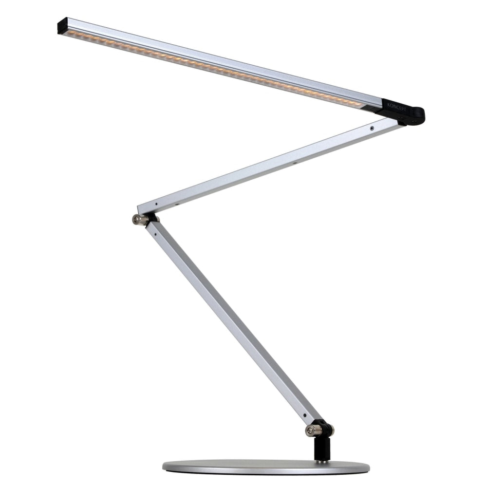 Koncept Z-Bar LED Desk Lamp, 16-7/16inH, Silver