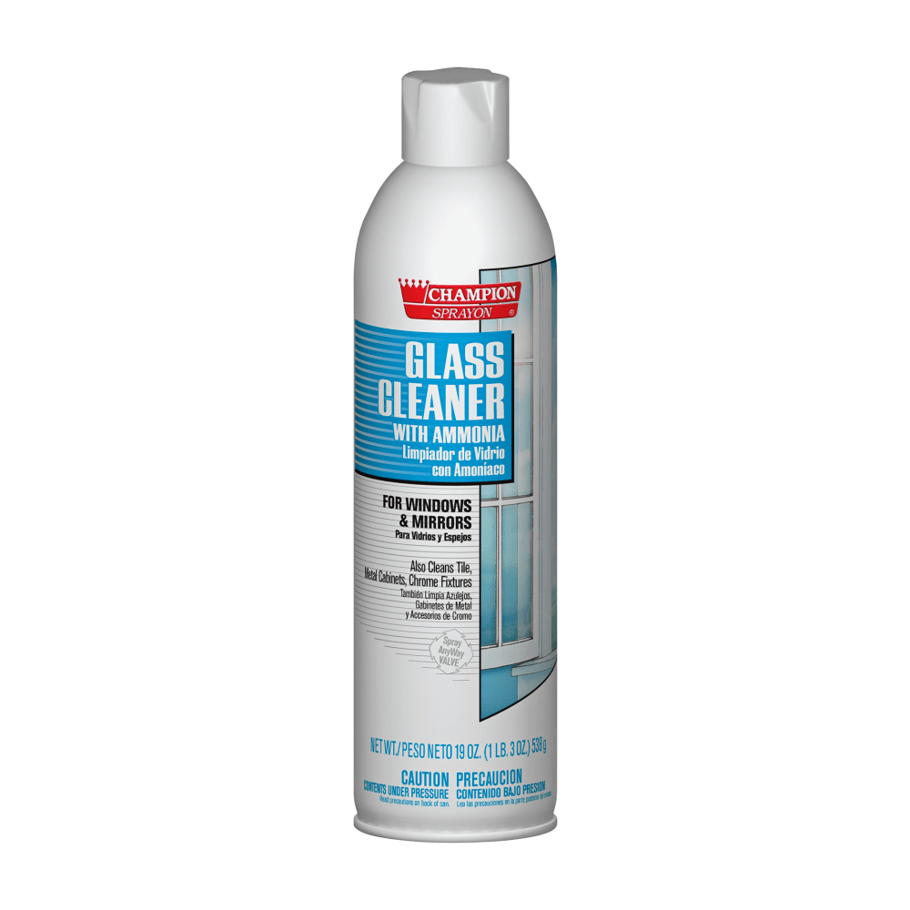 Chase Champion Foam Glass Cleaner Spray, 19 Oz Can, Case Of 12