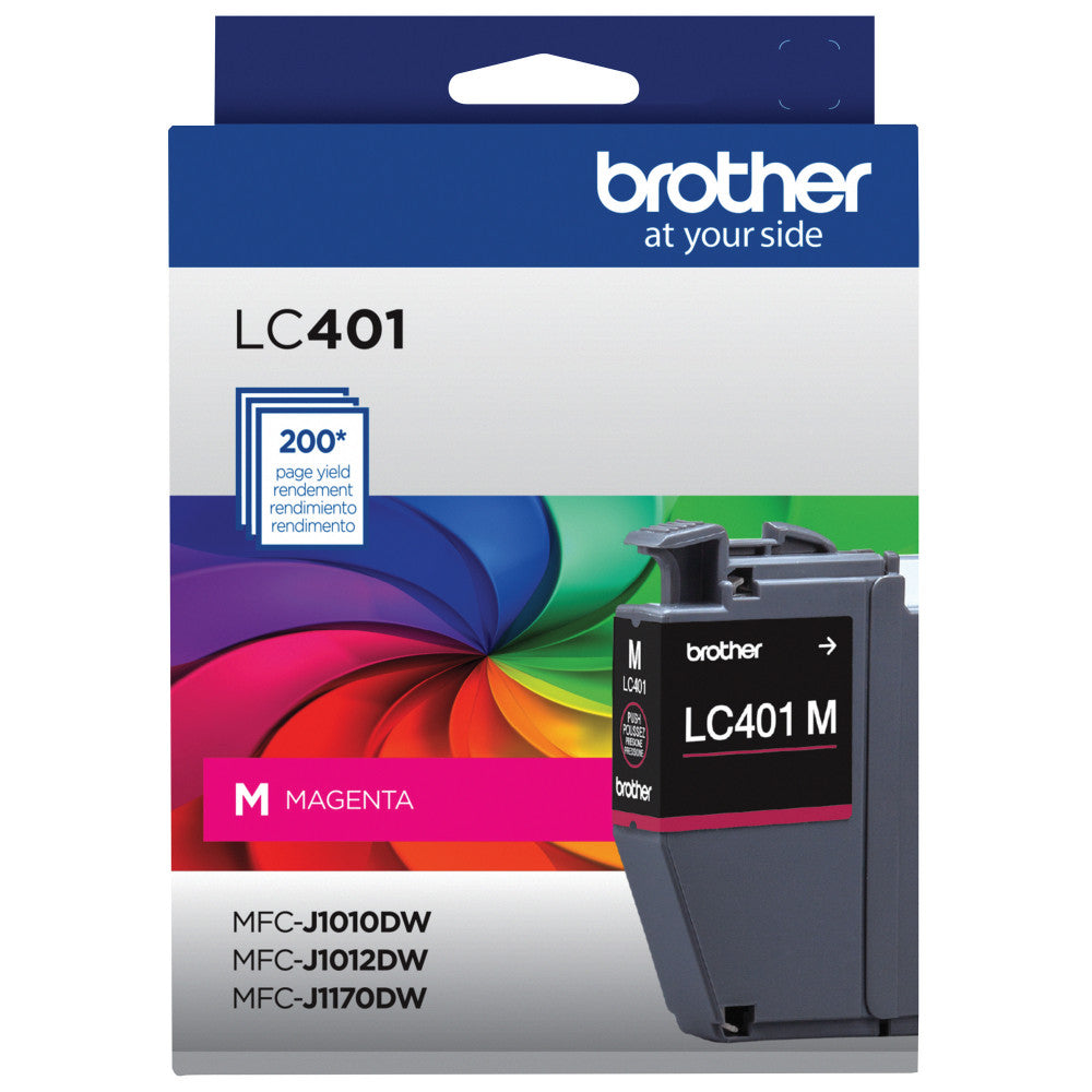 Brother LC401 Magenta Ink Cartridge, LC401M